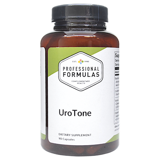 Bottle of Professional Formula's UroTone supplement on a white background