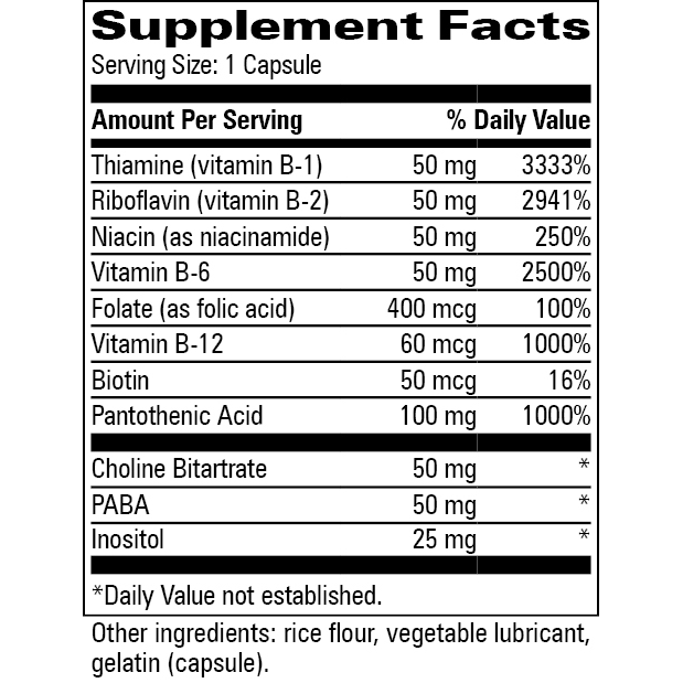Progressive Labs Aller-B Supplement Facts