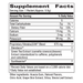 Progressive Labs Metabolean 30 packets supplement facts label