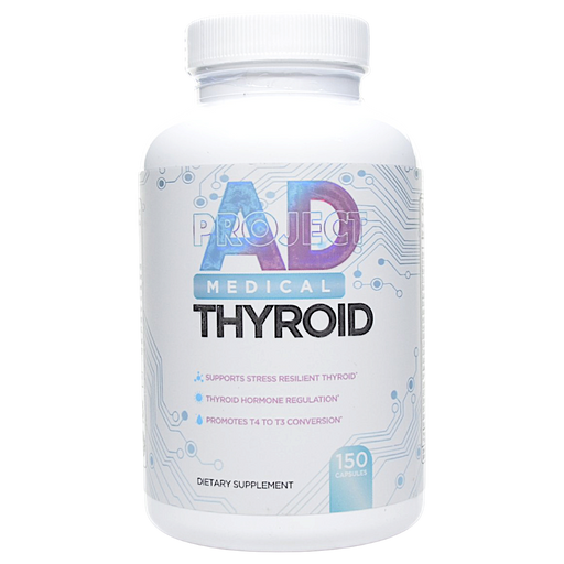 Project AD Thyroid, 150 capsules, front of bottle