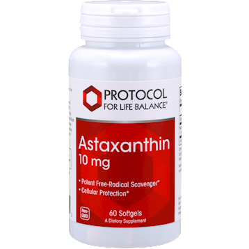 Protocol For Life Balance, Astaxanthin 10mg 60 softgels