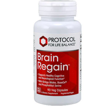 Protocol for Life Balance Brain Regain, 90 capsules, front of bottle