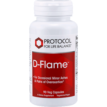 Protocol for Life Balance D-Flame, 90 capsules, front of bottle