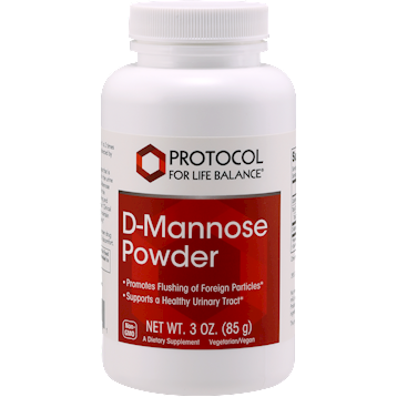 Protocol for Life Balance D-Mannose Powder, 3 oz, front of jar