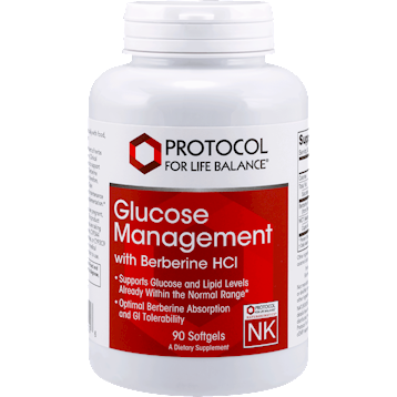 Protocol for Life Balance Glucose Management, 90 capsules, front of bottle