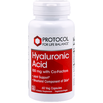 Protocol for Life Balance Hyaluronic Acid 100 mg, 60 capsules, front of bottle