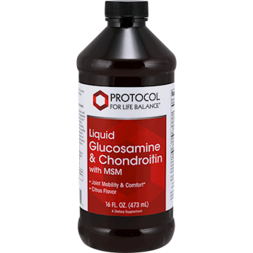 Protocol for Life Balance Liquid Glucosamine & Chondroitin MSM, 16 fl oz, front of bottle