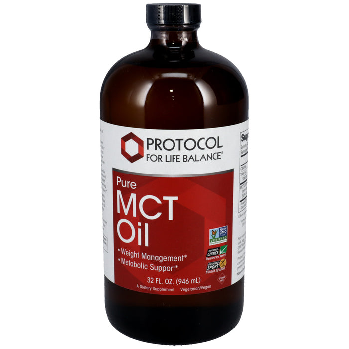 Protocol for Life Balance MCT Oil, 32 fl oz, front of bottle