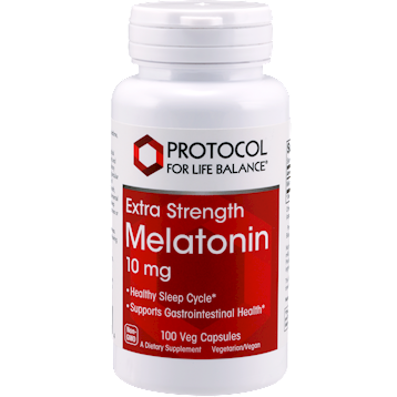 Protocol For Life Balance, Melatonin 10mg 100 veg capsules