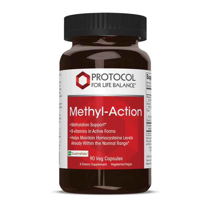 Protocol for Life Balance Methyl-Action, 90 capsules, front of bottle