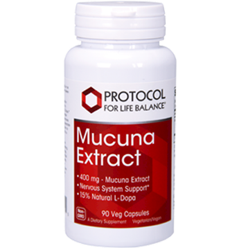 Protocol for Life Balance Mucuna Extract, 90 capsules, front of bottle
