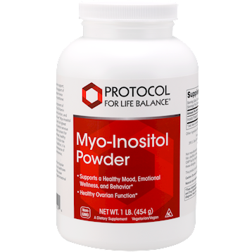 Protocol for Life Balance Myo-Inositol, 1 lb, front of jar
