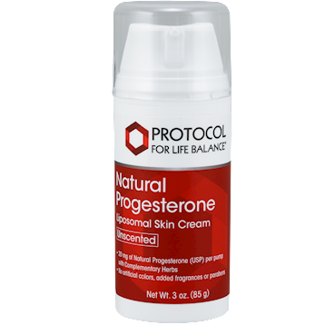 Protocol for Life Balance Progesterone Cream, 3 oz, front of pump bottle