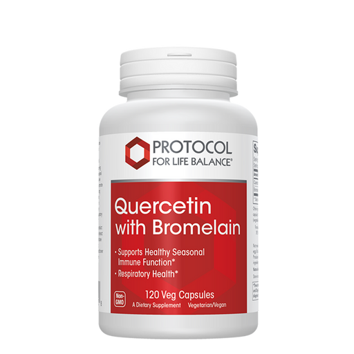 Protocol for Life Balance Quercetin with Bromelain, 120 capsules, front of bottle