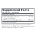 Protocol for Life Balance Sceletium Extract as Zembrin 60 capsules supplement facts label