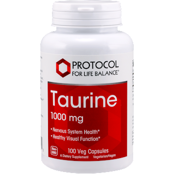 Protocol For Life Balance, Taurine Extra Strength 1000 mg 100 capsules