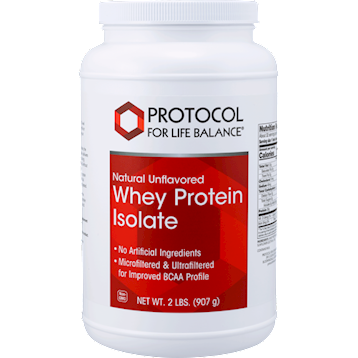Protocol for Life Balance Whey Protein Isolate, 2 lb, front of jar