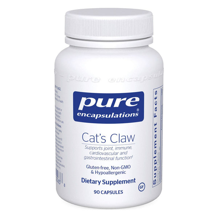 Pure Encapsulations Cat's Claw 450 mg, 90 capsules, front of bottle