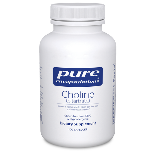 Pure Encapsulations, Choline (bitartrate) 100 capsules