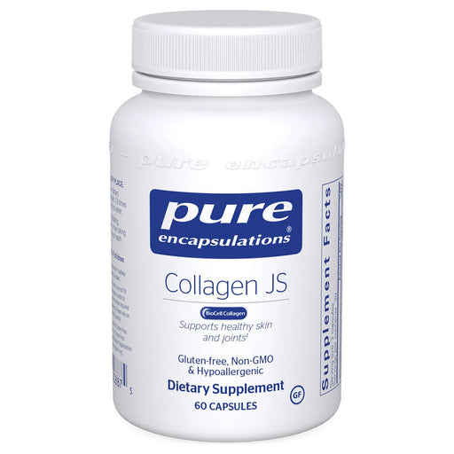 Pure Encapsulations Collagen JS, 60 capsules, front of bottle