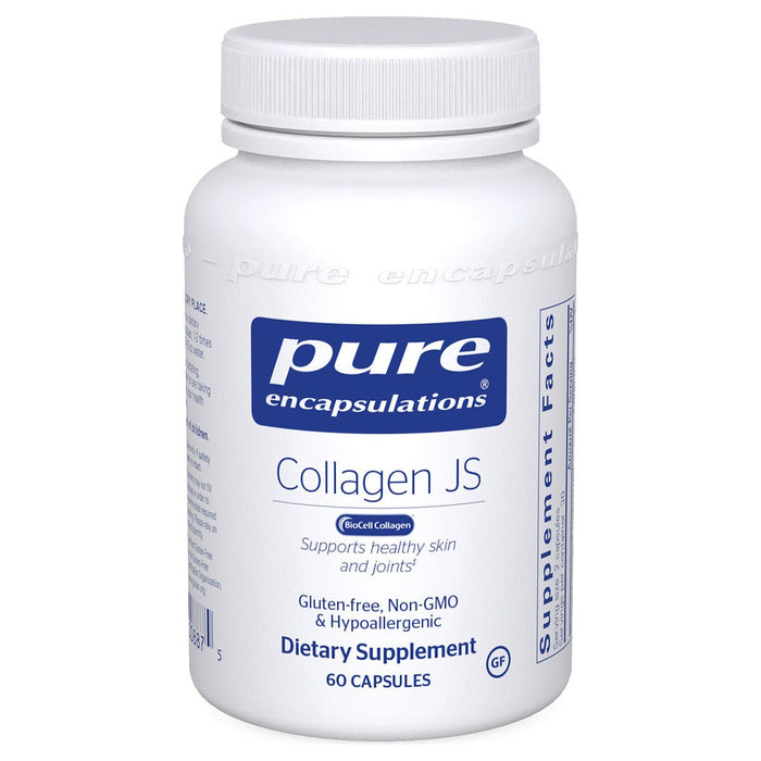 Pure Encapsulations Collagen JS, 60 capsules, front of bottle