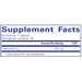 Pure Encapsulations CoQ10 250 mg 60 capsules supplement facts label