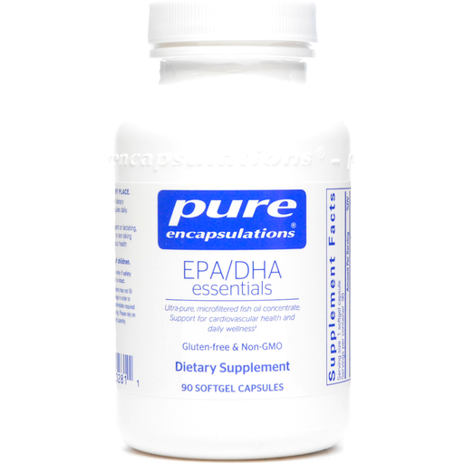 Pure Encapsulations EPA/DHA Essentials 1000 mg, 90 softgels, front of bottle