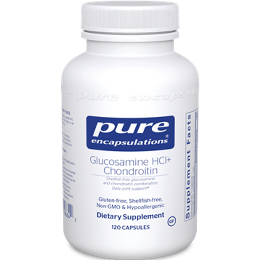 Pure Encapsulations Glucosamine HCl + Chondroitin, 120 capsules, front of bottle