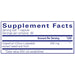 Pure Encapsulations Grapefruit Seed Extract 250 mg 60 capsules supplement facts label