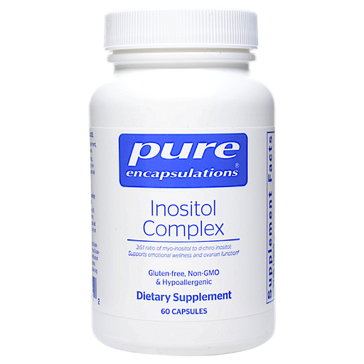 Pure Encapsulations Inositol Complex, 60 capsules, front of bottle