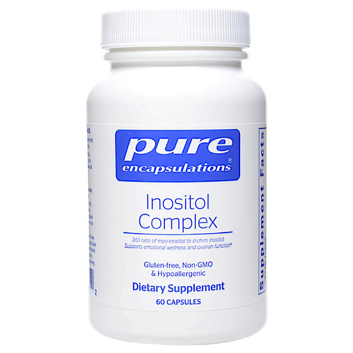 Pure Encapsulations Inositol Complex, 60 capsules, front of bottle