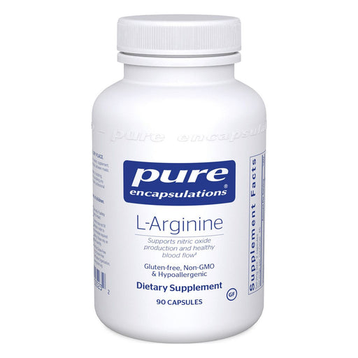 Pure Encapsulations L-Arginine 700 mg, 90 capsules, front of bottle