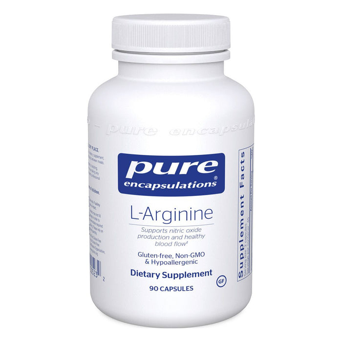 Pure Encapsulations L-Arginine 700 mg, 90 capsules, front of bottle