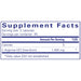 Pure Encapsulations L-Arginine 700 mg 90 capsules supplement facts label