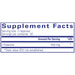 Pure Encapsulations L-Theanine 400 mg 60 capsules supplement facts label
