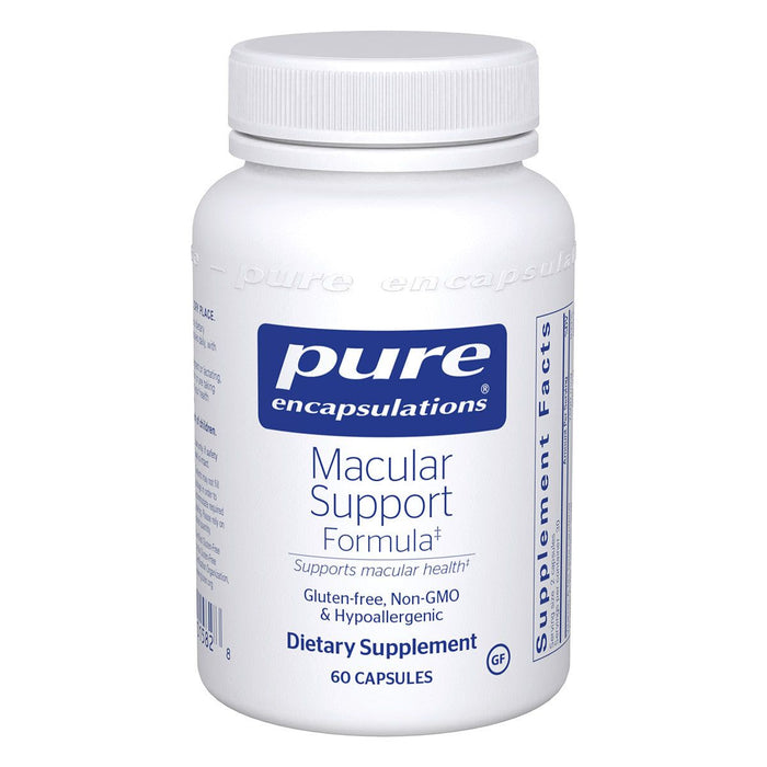 Pure Encapsulations Macular Support Formula, 60 capsules, front of bottle