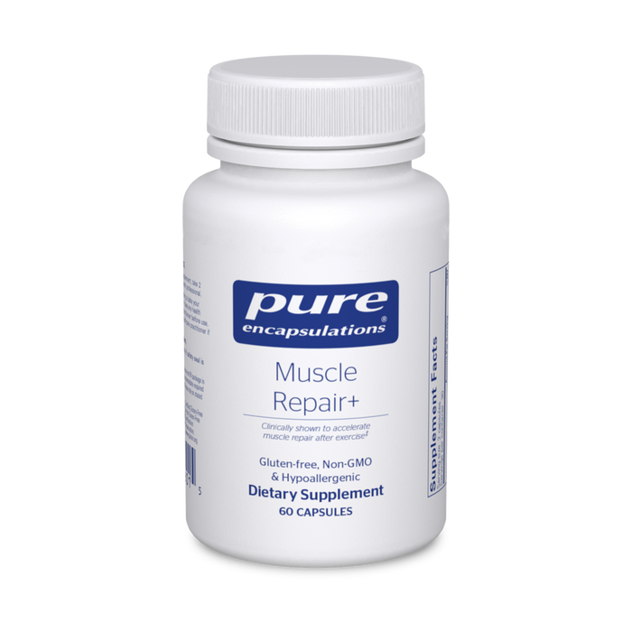 Pure Encapsulations Muscle Repair+, 60 capsules, front of bottle
