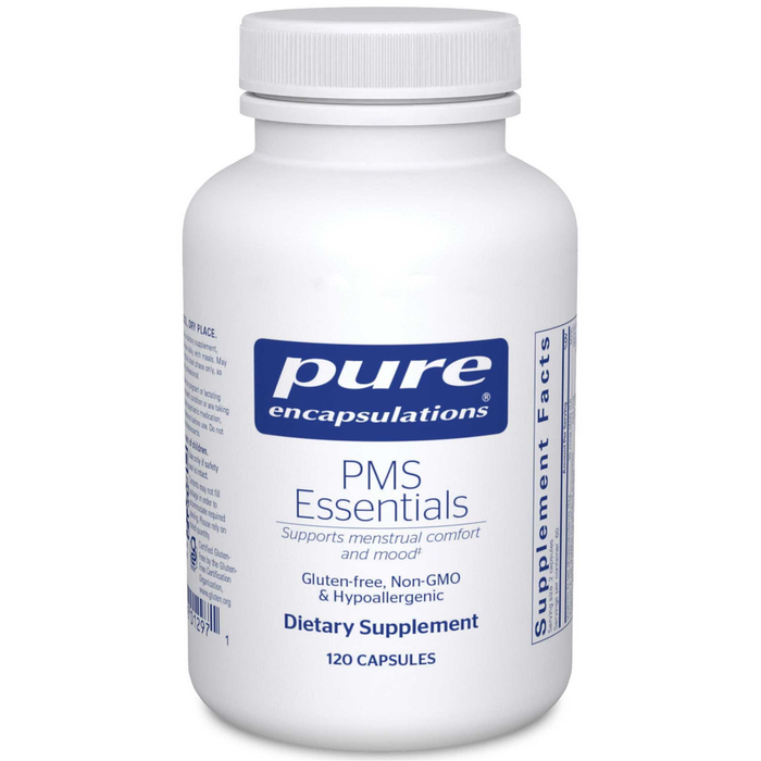 Pure Encapsulations PMS Essentials, 120 capsules, front of bottle