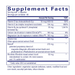 Pure Encapsulations PMS Essentials 120 capsules supplement facts label