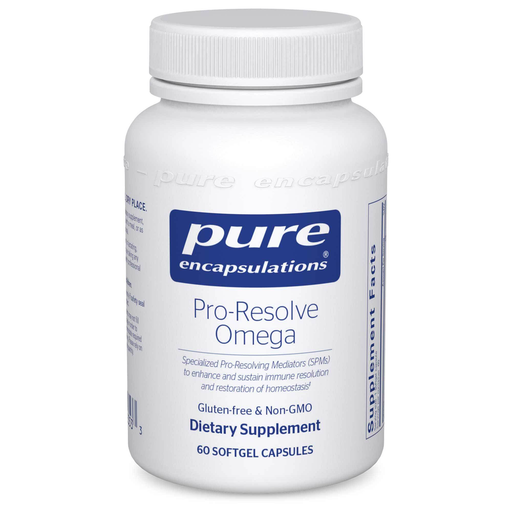 Pure Encapsulations Pro-Resolve Omega, 60 softgels, front of bottle