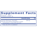Pure Encapsulations Quercetin UltraSorb 90 capsules supplement facts label