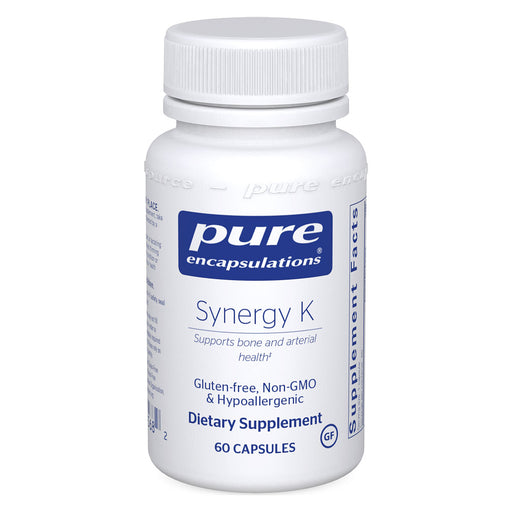 Pure Encapsulations Synergy K, 60 capsules, front of bottle