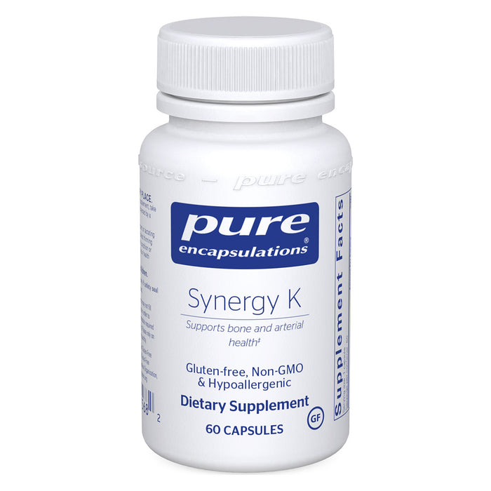 Pure Encapsulations Synergy K, 60 capsules, front of bottle