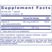Pure Encapsulations Vitamin D3 & K2 60 capsules supplement facts label