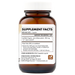 Pure Essence MyPure Lion's Mane 2X 30 capsules supplement facts label
