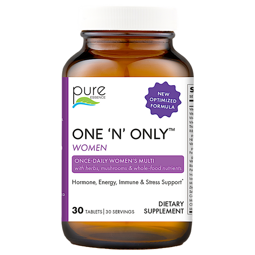 Pure Essence One 'n' Only Women One A Day Multivitamin, 30 tablets, front of bottle