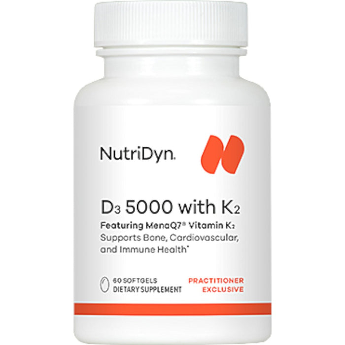 Nutri-Dyn, D3 5000 With K2 60 Softgels