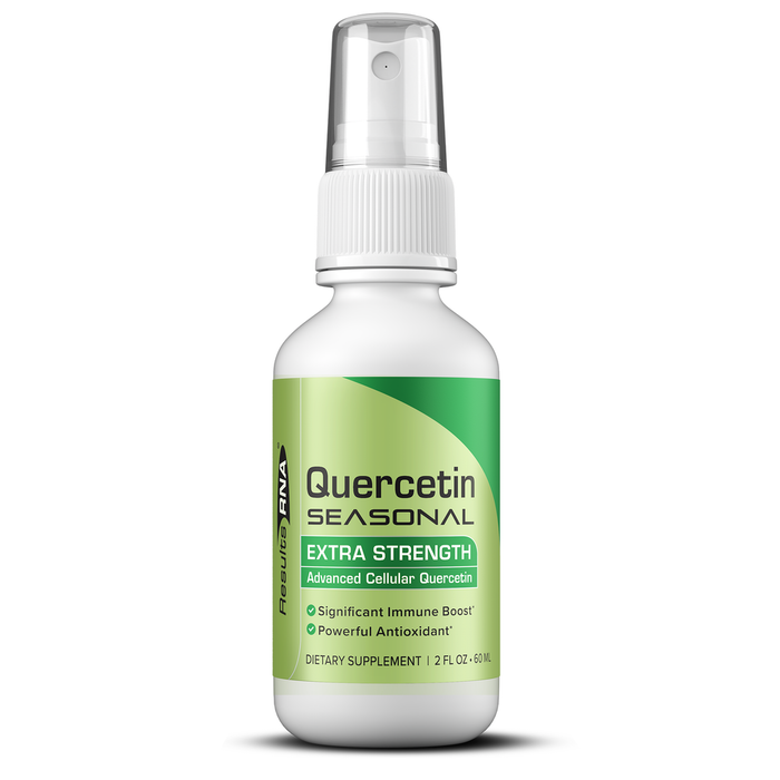Results RNA Quercetin Seasonal Extra Strength, 2 fl oz, front of spray bottle