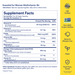 Ritual Essential for Women Multivitamin 18+ 60 vegan capsules supplement facts label