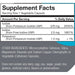 RLC Labs i-Throid 6.25 mg 90 veg capsules supplement facts label